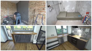 Apartment renovation. 1 year in 60 minutes. I do everything myself.