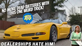 TIRED OF PLACING YOUR CORVETTE ON A TENDER? ANNOYED WITH JUMPING IT? INSTALL THIS DEVICE!