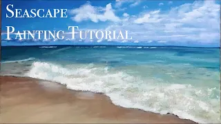 Seascape Acrylic Painting | Acrylic Painting | Real-Time