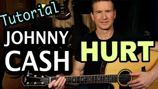 HURT (Johnny Cash) | leichte Songs für Gitarren Beginner | Gitarren TUTORIAL