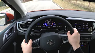 Volkswagen Taigo 2022 POV test drive | ASMR interior quality 4K | cornering city Travel Assist