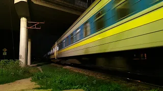 🇺🇦 Електровоз ЧС8-009 з поїздом EN 7 Київ-Івано-Франківськ/Чернівці