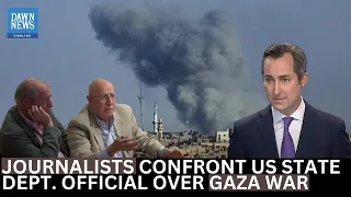 Journalists Confront US State Department Official On Israel-Gaza War | DAWN News English