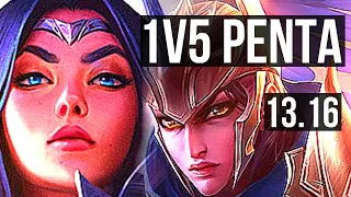 IRELIA vs QUINN (TOP) | 1v5 Penta, 13 solo kills, Legendary | EUW Master | 13.16