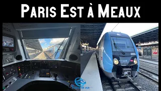 TRANSILIEN LIGNE P - Voyage en cabine d'une Z50000 (Francilien) de Paris Est à Meaux