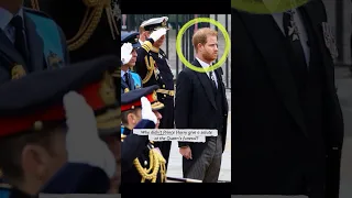 😢 Why Didn't Prince Harry Give a Salute at the Queen's Funeral? | Royal The Doyel