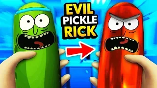Creating A SECRET POTION To Make EVIL PICKLE RICK (Rick and Morty: Virtual Rick-Ality VR Gameplay)