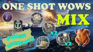 One Shot WoWS. MIX #1. World of Warships