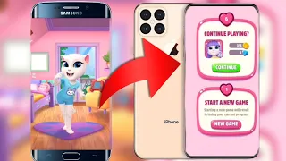 How to Transfer Saved Data to New Device - My Talking Angela 2