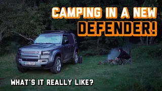 Camping in a New Land Rover Defender | What is it Like? | HD