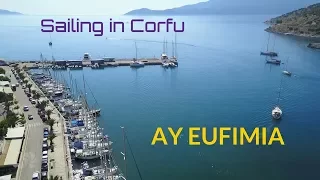sailing in corfu | cruise & travel in Greece | Sea TV | AY EUFIMIA, sta Eufemia, Pilaros cove
