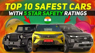 Top 10 Safest Cars In India 2024 | Top 10 5Star Safety Rating Cars In India | Safest Cars In India 🔥