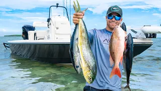 The BEST Florida Keys Catches all in one! - Mutton Snapper Mahi Mahi Tuna [Catch & Cook]