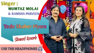 Tede Shahar Piyara Slowed Reverb|Mumtaz Molai|Ramsha Parveen|Sindhi slowed reverb| Sindhi writes01