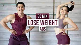 35 MIN WEIGHT LOSS CARDIO + ABS I with warm up & cool down, no equipment, no repeats