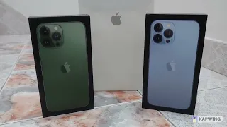 iPhone 13 Pro Max Green Alpine (512GB) &  Sierra Blue (256GB)