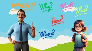 Learn english with Wh-questions | English speaking practices | #englishlearning #kidslearning