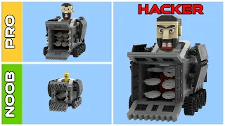 LEGO Buzzsaw Executioner Skibidi Urinal : Noob, Pro, HACKER (Skibidi Toilet 64)