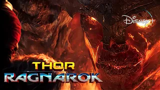 Thor: Ragnarok | Surtur - “I Am Asgard’s Doom” Scene | Disney+ [2017]