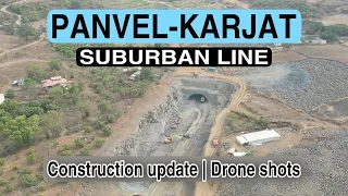Panvel Karjat Suburban Railway Line | Information | Construction update | Drone Shots