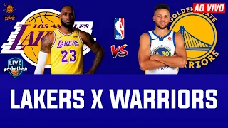 NBA AO VIVO - LOS ANGELES LAKERS X GOLDEN STATE WARRIORS (LeBron James x Stephen Curry)