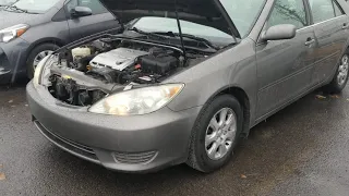2005 Toyota Camry Pre-Purchase used vehicle inspection Montreal Canada 🇨🇦