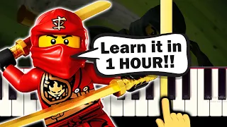 LEGO NinjaGo - Theme song - EASY Piano tutorial