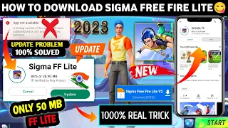 100% Download Link 🤫 | How To Download Sigma Free Fire Lite 🥲 | Sigma Game Download Kaise Kare