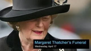 Margaret Thatcher's Funeral - starts at 9:30 GMT