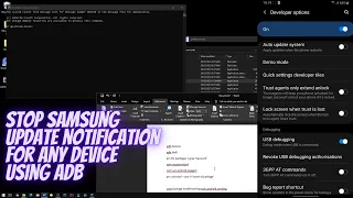 How to Disable Forced Auto Update on Samsung Galaxy One UI using ADB