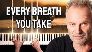 The Police - Every Breath You Take (Piano Cover + Tutorial) | The Chillest