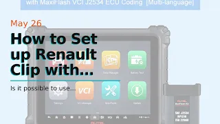 How to Set up Renault Clip with Passthru J2534 Interface?