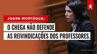 O Chega não defende as reivindicações dos professores.  | Bloco de Esquerda