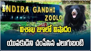 A Wild Bear In Vizag Zoo Attacked & Killed Zoo Worker | Samayam Telugu