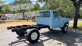 1986 Ford F150: Frame Restoration + New Shocks