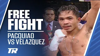 A Young Pacquaio Batters Velazquez For A KO Win | FREE FIGHT