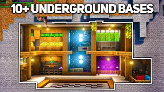 10+ Underground Bases for Survival Minecraft 1.19