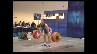 Dimitris Kyrillidis 20 yo, C&J 155kg at 64kg Bodyweight.  National Championship 2006