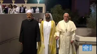 Interreligious Meeting with Pope Francis in Abu Dhabi, United Arab Emirates 4 February 2019 HD