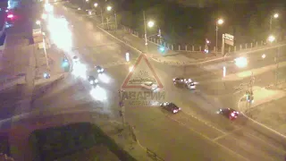 Авария на пересечении улиц Николая Островского и Магнитогорская