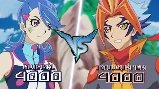 Speed Duel ! Soulburner VS Blue Girl !