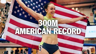 ABBY STEINER RUNS AMERICAN RECORD AT MILLROSE
