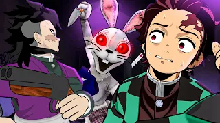 Tanjiro e Genya CAÇANDO ANIMATRONICS de Five Nights at Freddy's no Demon Slayer Vr