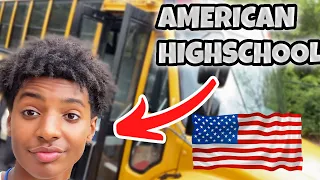 British Teen visits AMERICAN HIGHSCHOOL🏫