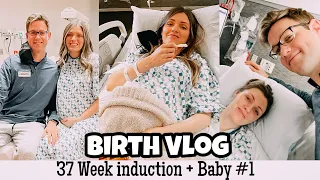 Birth Vlog 2021 | Induction at 37 Weeks + Baby #1