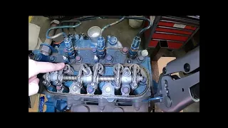 Valve clearance on Kubota engine