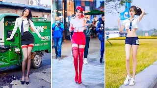 Mejores Street Fashion TikTok Douyin China | The Hottest Girl Street Style Tik Tok 2022  E10
