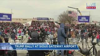 Trump rally at Sioux Gateway Airport