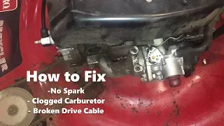 Toro Recycler Lawn Mower Won't Start - Troubleshooting Carburetor and Ignition Coil Spark