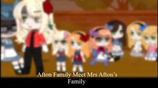 Afton Family Meet Mrs Afton’s Family | FNAF | Remake | My AU